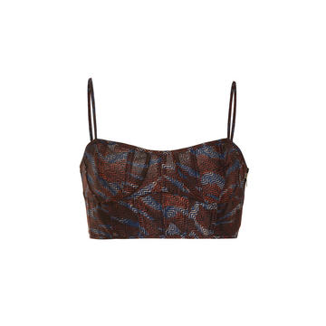 Dalaney Cotton-Silk Bralette