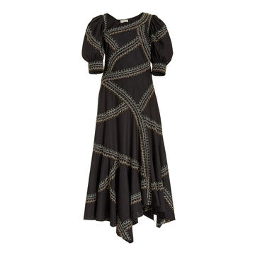 Uma Cotton Midi Dress