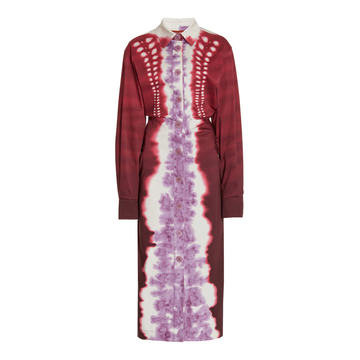 Ariadne Shibori Printed Maxi Dress