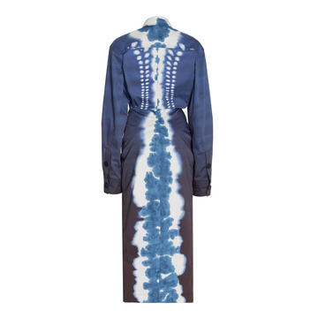 Ariadne Shibori Printed Maxi Dress