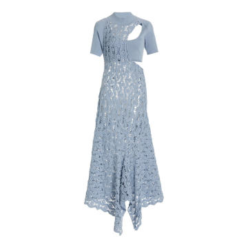 Gwyneth Crochet Cotton Midi Dress