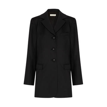 Quinn Notched-Lapel Woven Blazer