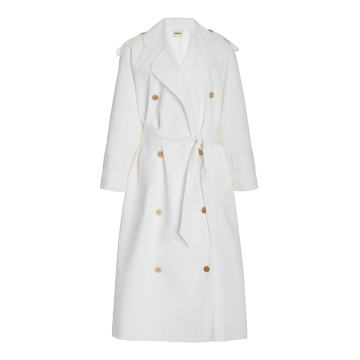 Buckley Double-Breasted Cotton Trench Coat