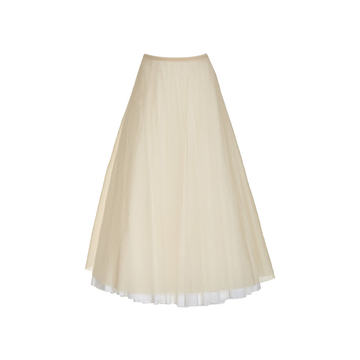 Luca Silk-Blend Midi Skirt