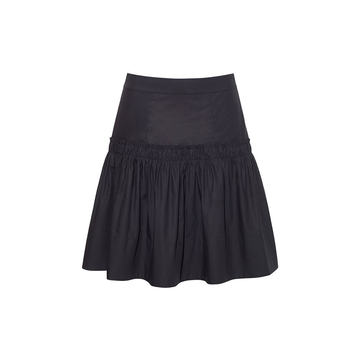 Alessandra Cotton Poplin Mini Skirt