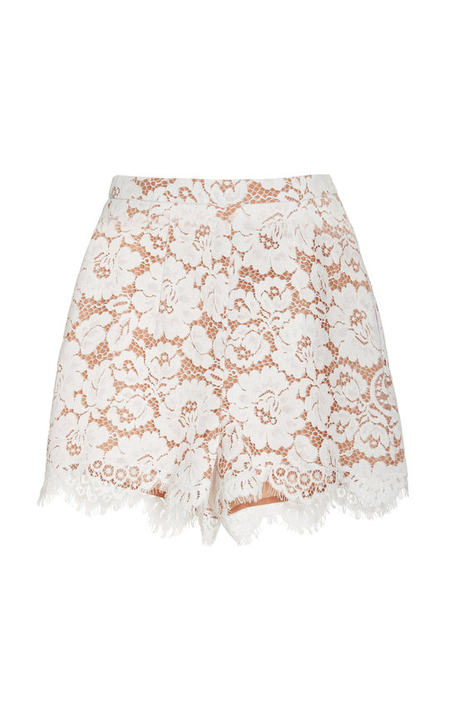 Floral Lace Cotton-Blend Shorts展示图