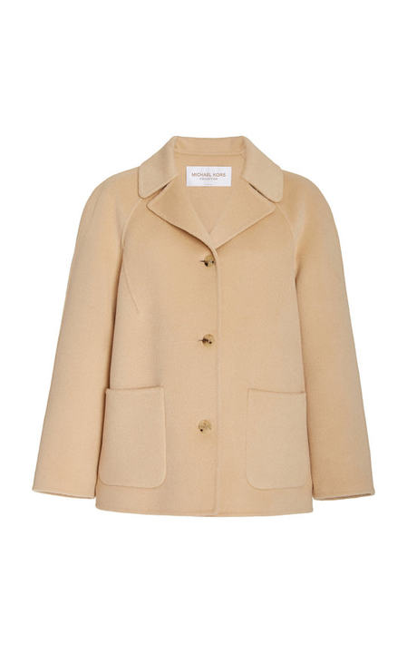 Buttoned Virgin Wool-Blend Jacket展示图