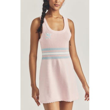 Indiana Embroidered Knitted Mini Dress
