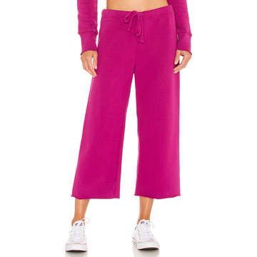 Cropped Wide Leg Sweatpant