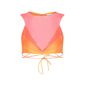 Sleeveless Cut Out Cropped Top