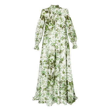 Rosalind Cotton-Silk Gown