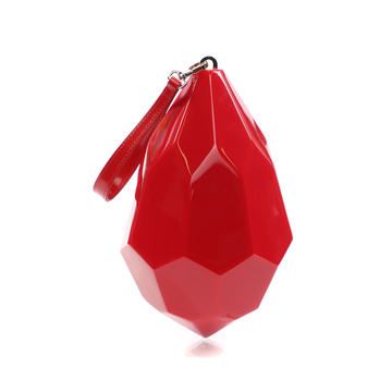 Faceted Drop Wristlet Bag