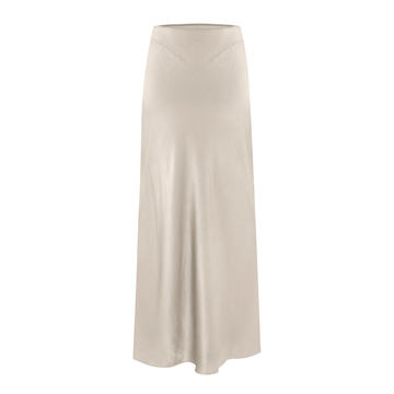 Voleta Satin Midi Skirt