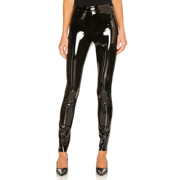 Maddox Back Zip Vegan Leather Legging