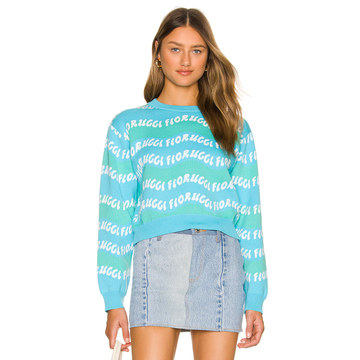 Wave Crop Knit