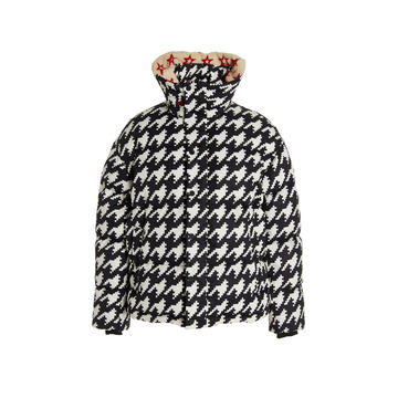 Jojo Houndstooth Down Ski Jacket