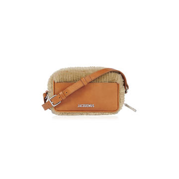 Le Baneto Shearling Crossbody Bag