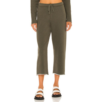 Cropped Wide Leg Sweatpant