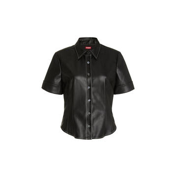 Joan Vegan Leather Shirt