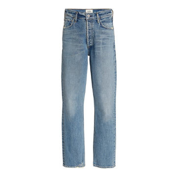 Emery Stretch High-Rise Straight-Leg Jeans