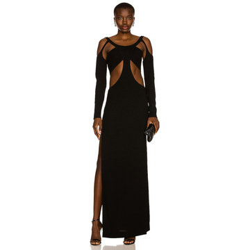 Cutout Backless Maxi Dress