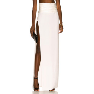 Side Slit Maxi Skirt