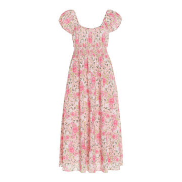 Vernon Floral-Print Cotton Maxi Dress