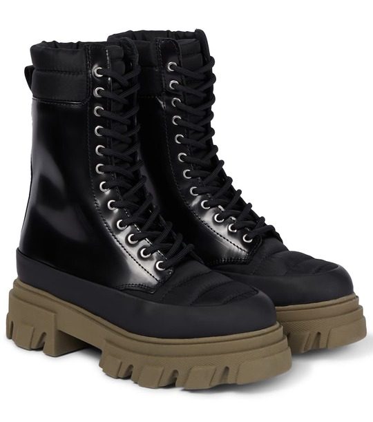 Leather combat boots展示图