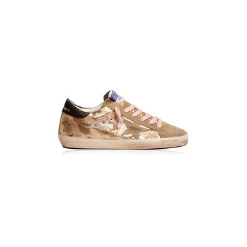 Super-Star Laminated Leather And Suede Sneakers