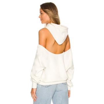 X REVOLVE Tricia Cold Shoulder Hoody