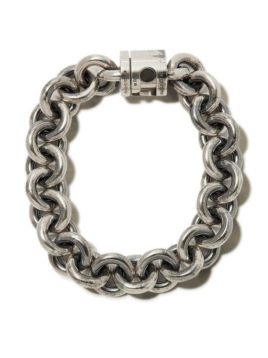 sterling silver chain-link bracelet展示图