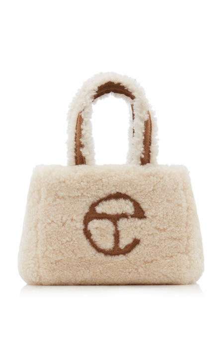 x Telfar Small Reversible Shearling Shopper Tote展示图