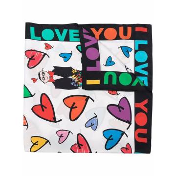 Love From Alber silk scarf