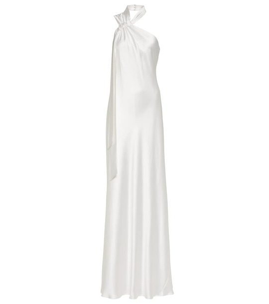 Bridal Ushuaia真丝缎布长礼服展示图
