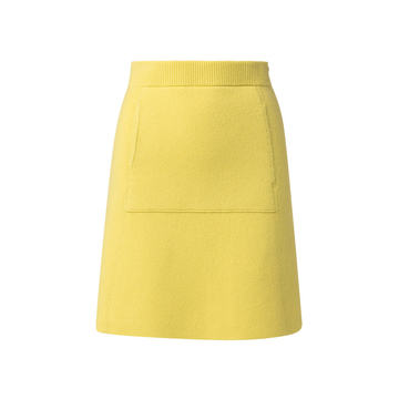 Cashmere Piqu�� Mini Skirt