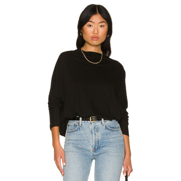 Long Sleeve Funnel Neck Tee