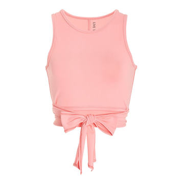 Ballet Tie-Detailed Stretch-Jersey Top