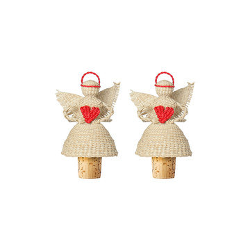 Set of 2 A Lovely Night Wine Stoppers