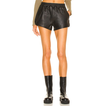 Boom Shake Leather Runner Shorts