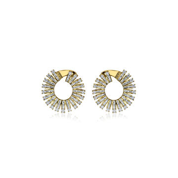 18K Gold Ava Diamond Earrings