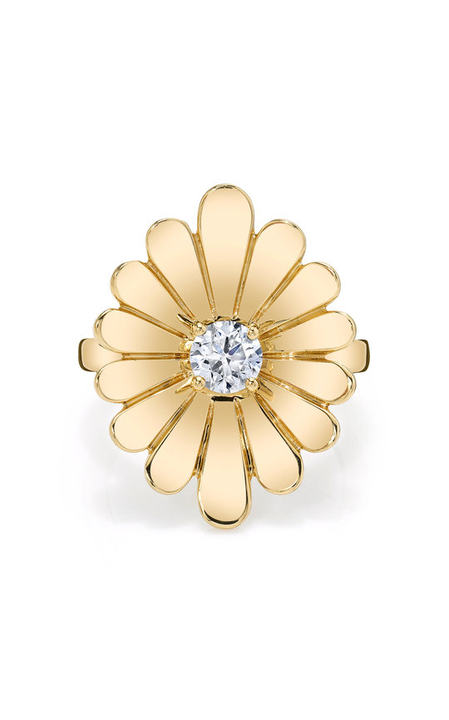 18K Gold Water Lily Ring展示图