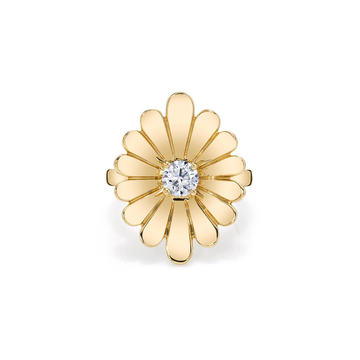 18K Gold Water Lily Ring