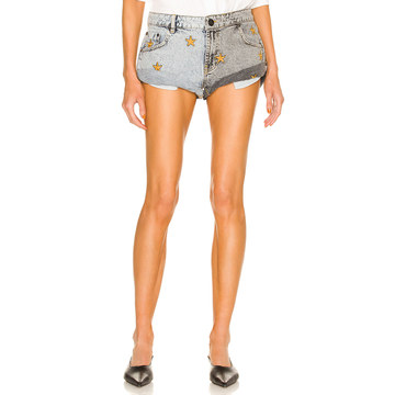 From The Stars Bandits Low Waist Denim Short