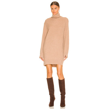 Pierce Cashmere Turtleneck Dress