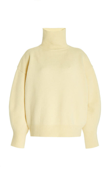 Joya Oversized Wool-Blend Turtleneck Sweater展示图