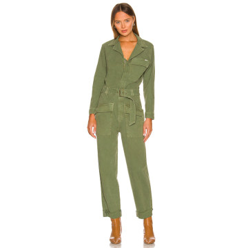 The Buckled Up Jumpsuit Ankle Cuff Fray