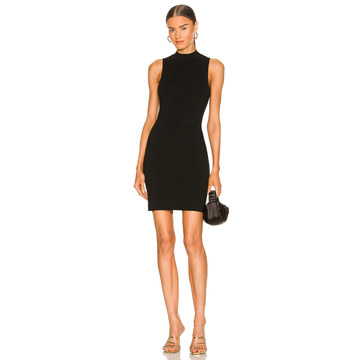 Sleeveless Mock Neck Dress