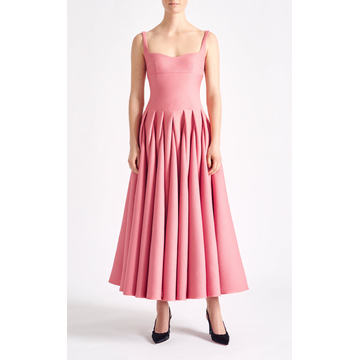 Mandy Pleated Midi Dress