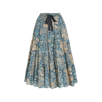 Makana Cotton Midi Skirt