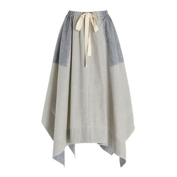 Theodora Cotton Midi Skirt